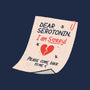 Dear Serotonin-Womens-V-Neck-Tee-koalastudio
