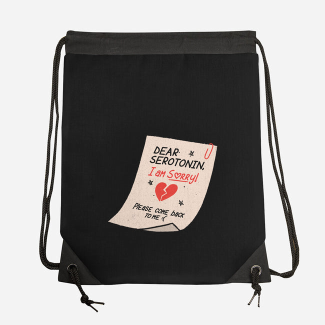 Dear Serotonin-None-Drawstring-Bag-koalastudio