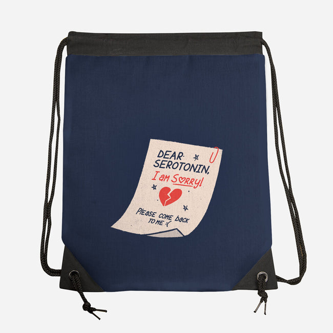 Dear Serotonin-None-Drawstring-Bag-koalastudio