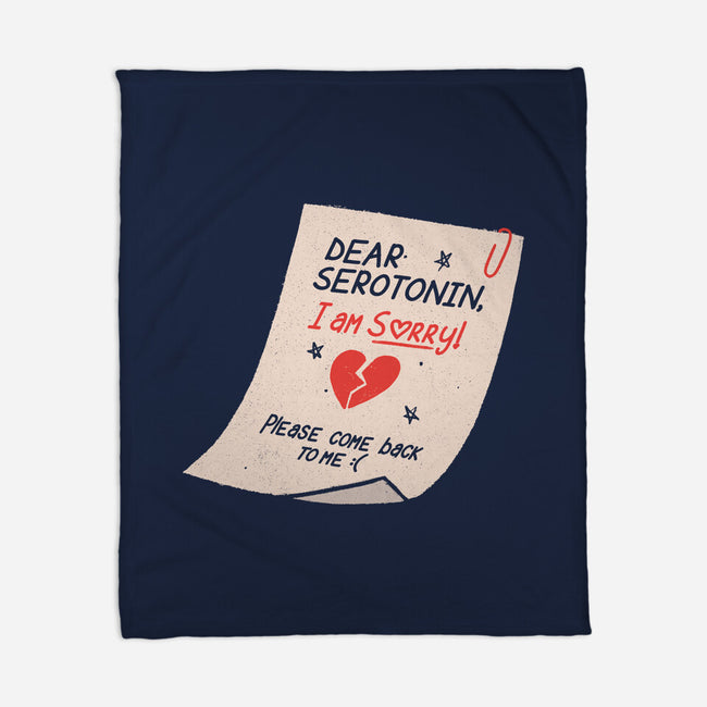 Dear Serotonin-None-Fleece-Blanket-koalastudio