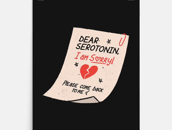 Dear Serotonin