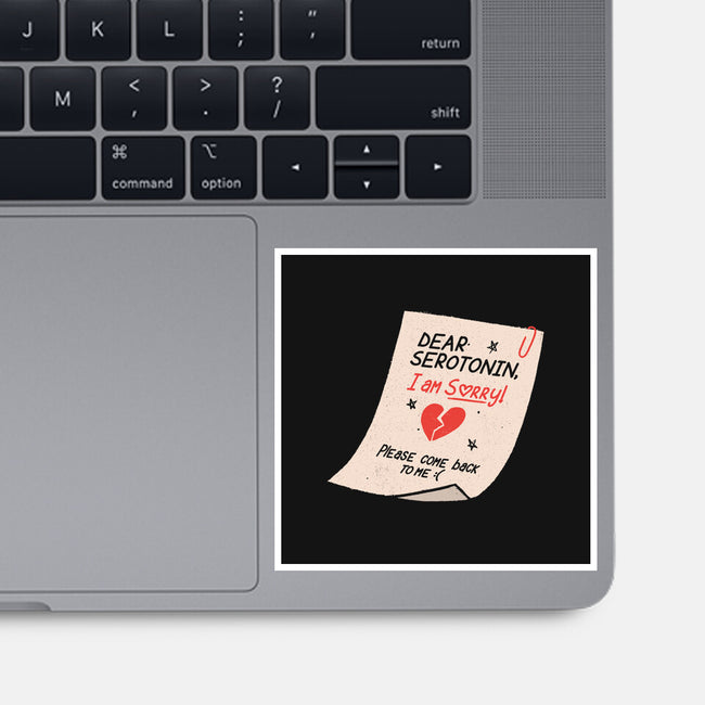 Dear Serotonin-None-Glossy-Sticker-koalastudio