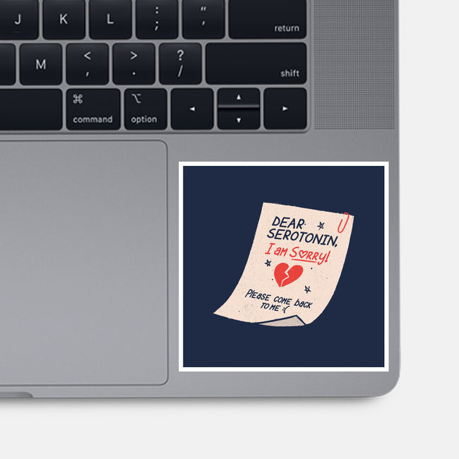 Dear Serotonin-None-Glossy-Sticker-koalastudio