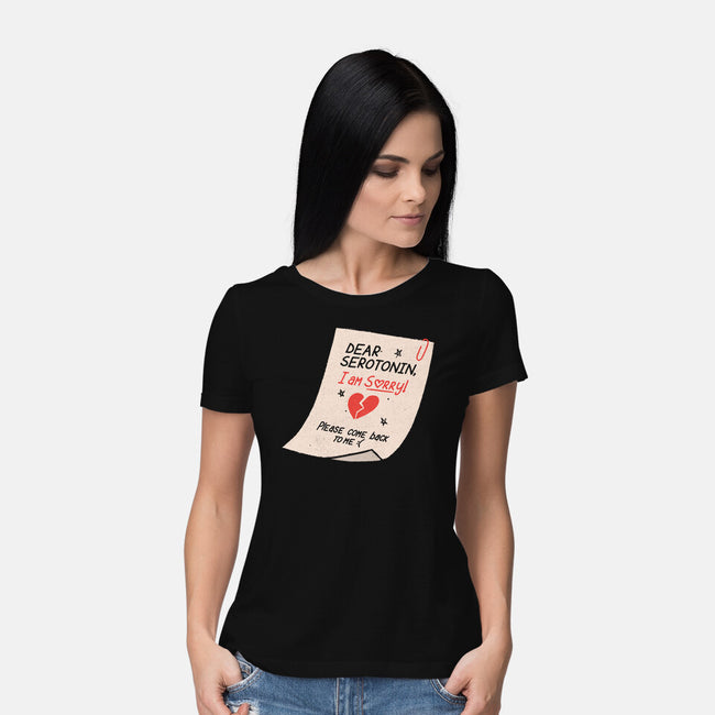 Dear Serotonin-Womens-Basic-Tee-koalastudio