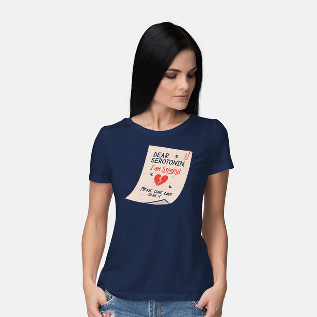 Dear Serotonin-Womens-Basic-Tee-koalastudio
