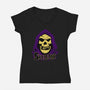 Misfit Of Eternia-Womens-V-Neck-Tee-Astrobot Invention