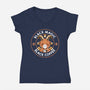 Black Magic Black Coffee-Womens-V-Neck-Tee-tobefonseca