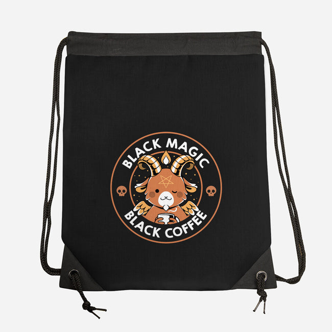 Black Magic Black Coffee-None-Drawstring-Bag-tobefonseca