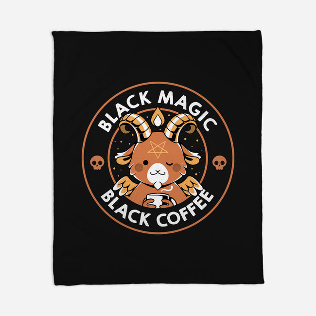 Black Magic Black Coffee-None-Fleece-Blanket-tobefonseca