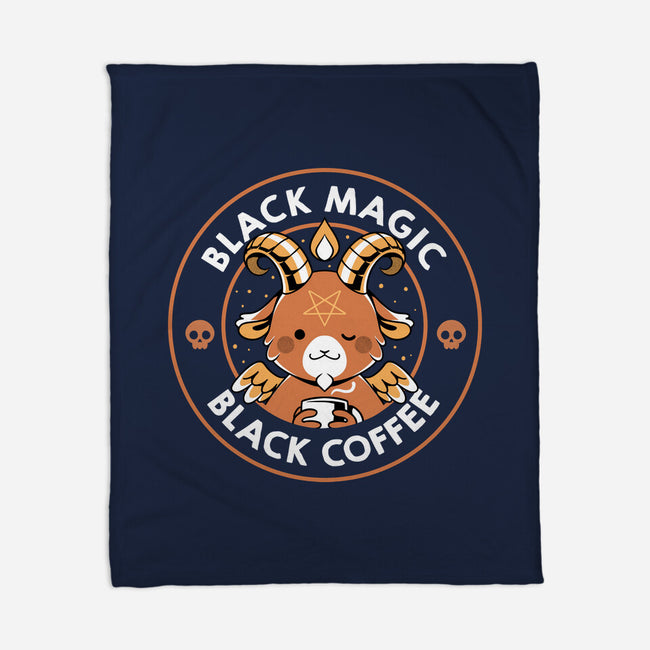 Black Magic Black Coffee-None-Fleece-Blanket-tobefonseca