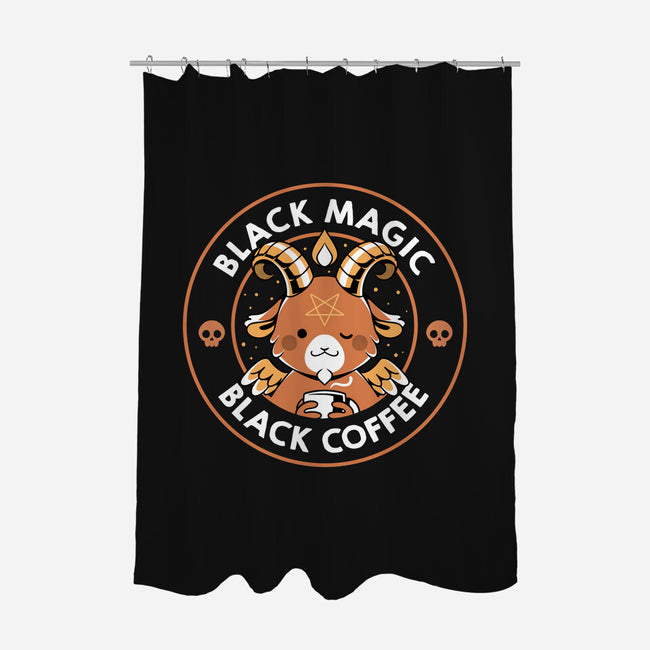 Black Magic Black Coffee-None-Polyester-Shower Curtain-tobefonseca
