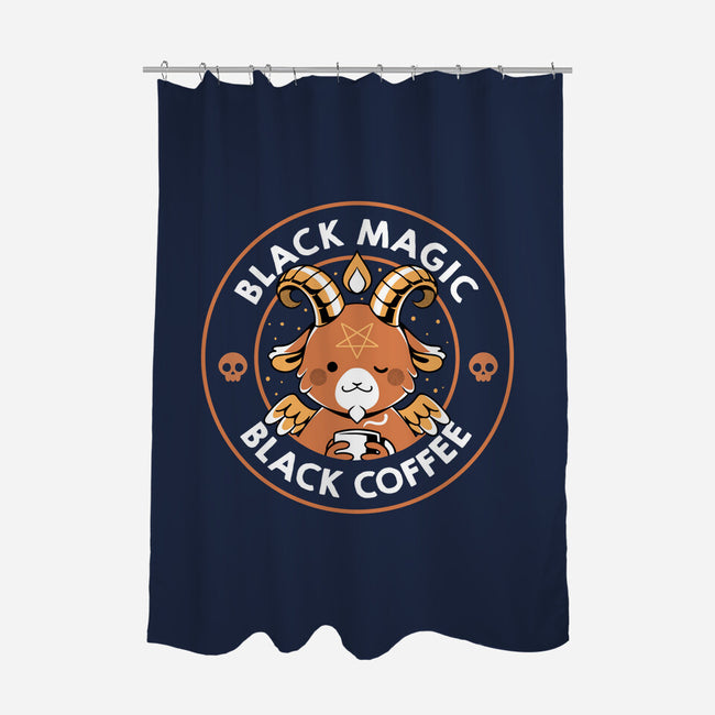 Black Magic Black Coffee-None-Polyester-Shower Curtain-tobefonseca