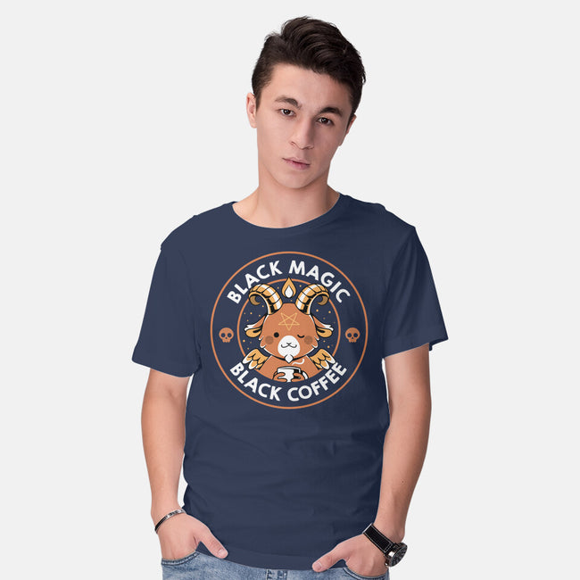 Black Magic Black Coffee-Mens-Basic-Tee-tobefonseca