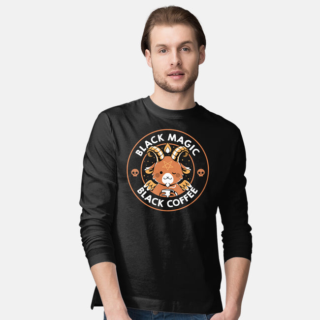 Black Magic Black Coffee-Mens-Long Sleeved-Tee-tobefonseca
