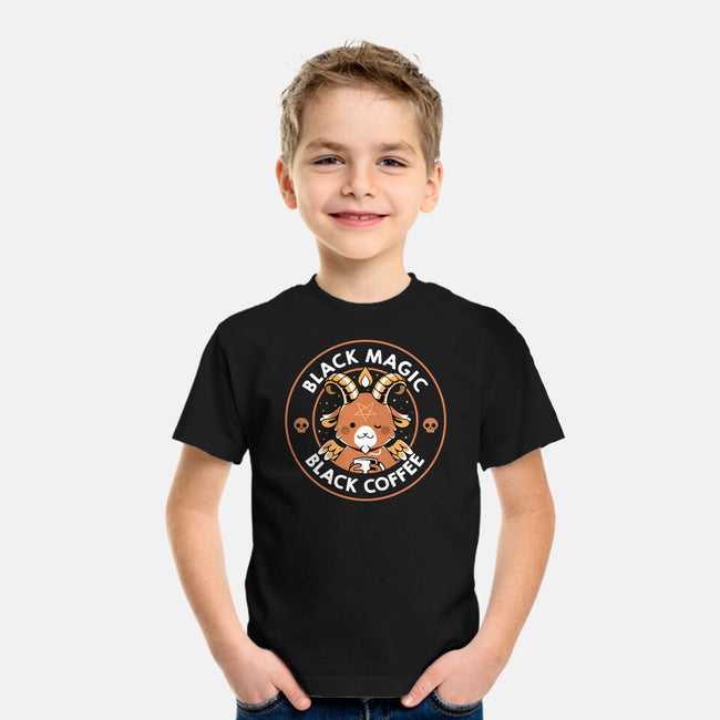 Black Magic Black Coffee-Youth-Basic-Tee-tobefonseca