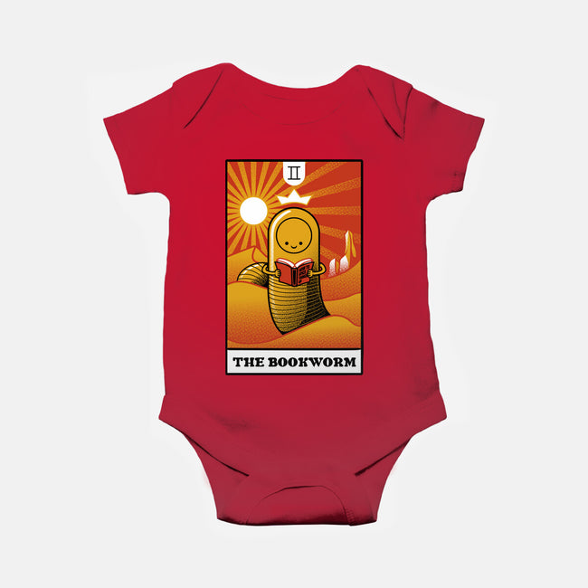 The Bookworm-Baby-Basic-Onesie-tobefonseca