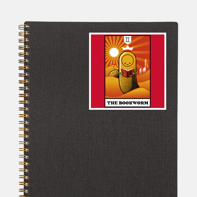 The Bookworm-None-Glossy-Sticker-tobefonseca