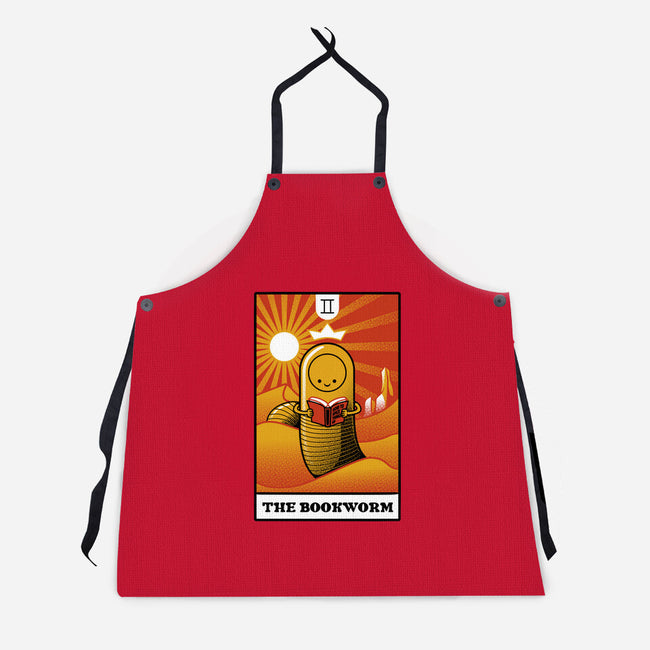 The Bookworm-Unisex-Kitchen-Apron-tobefonseca