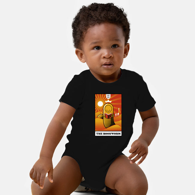 The Bookworm-Baby-Basic-Onesie-tobefonseca