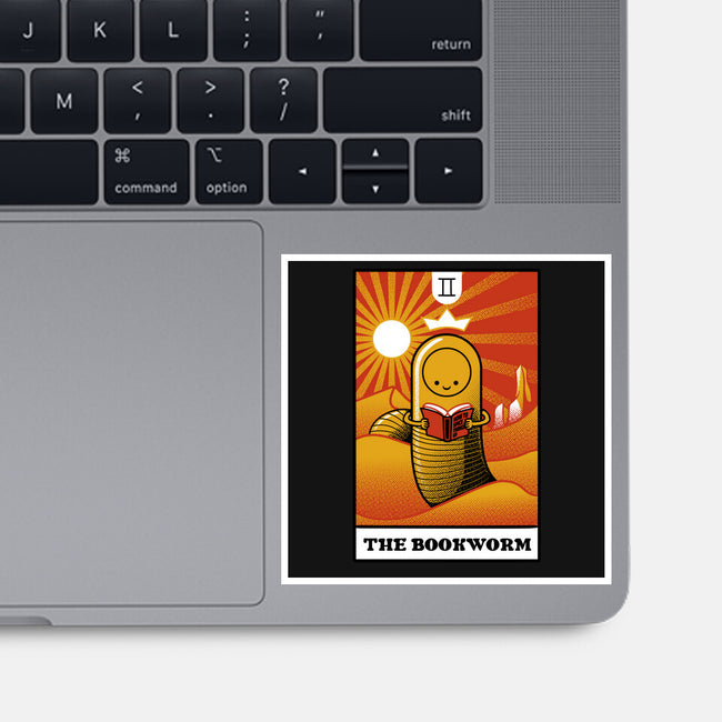 The Bookworm-None-Glossy-Sticker-tobefonseca