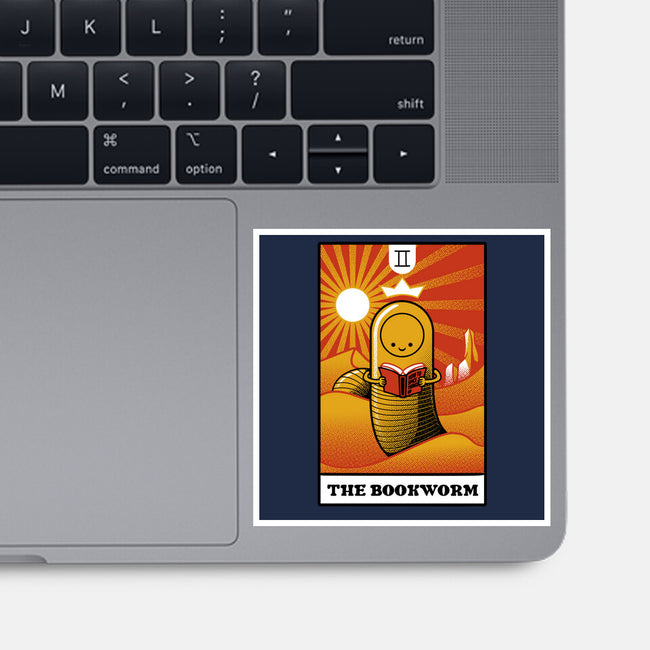 The Bookworm-None-Glossy-Sticker-tobefonseca