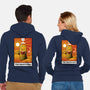 The Bookworm-Unisex-Zip-Up-Sweatshirt-tobefonseca