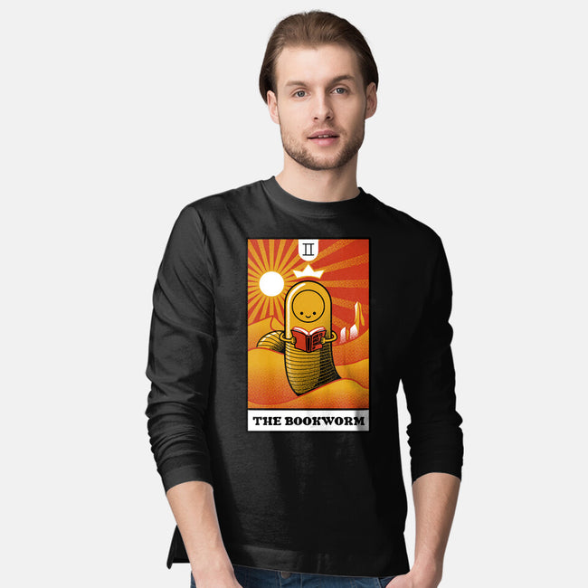 The Bookworm-Mens-Long Sleeved-Tee-tobefonseca