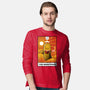 The Bookworm-Mens-Long Sleeved-Tee-tobefonseca
