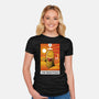 The Bookworm-Womens-Fitted-Tee-tobefonseca