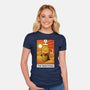 The Bookworm-Womens-Fitted-Tee-tobefonseca