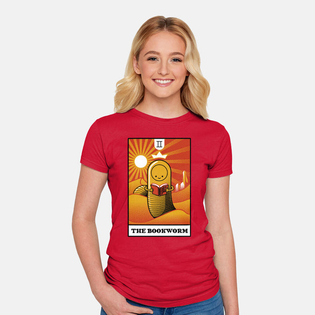 The Bookworm-Womens-Fitted-Tee-tobefonseca