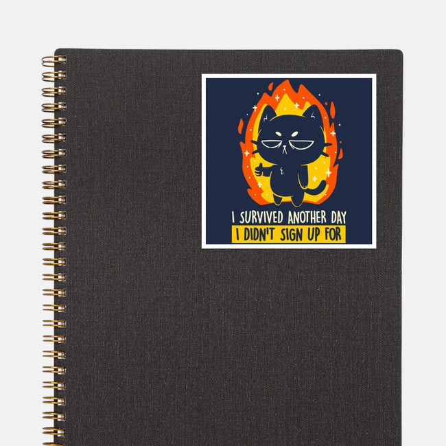 Survived Another Day-None-Glossy-Sticker-koalastudio
