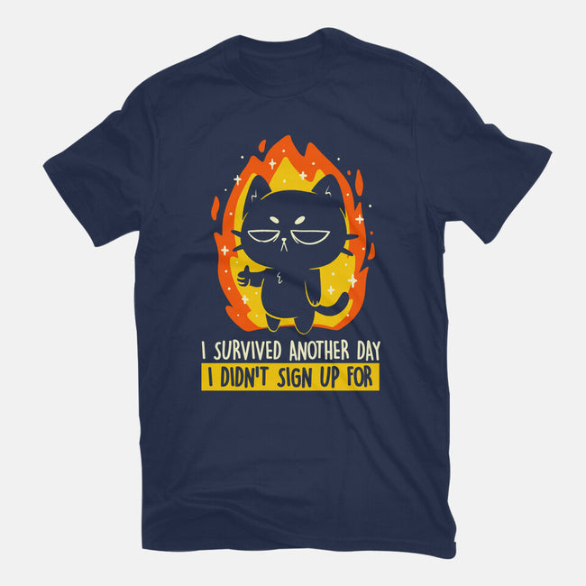 Survived Another Day-Mens-Basic-Tee-koalastudio
