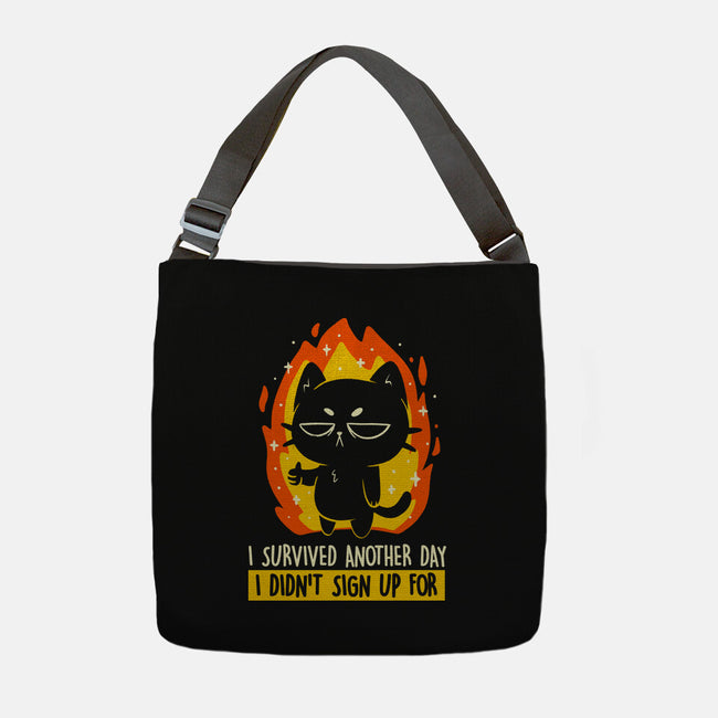 Survived Another Day-None-Adjustable Tote-Bag-koalastudio