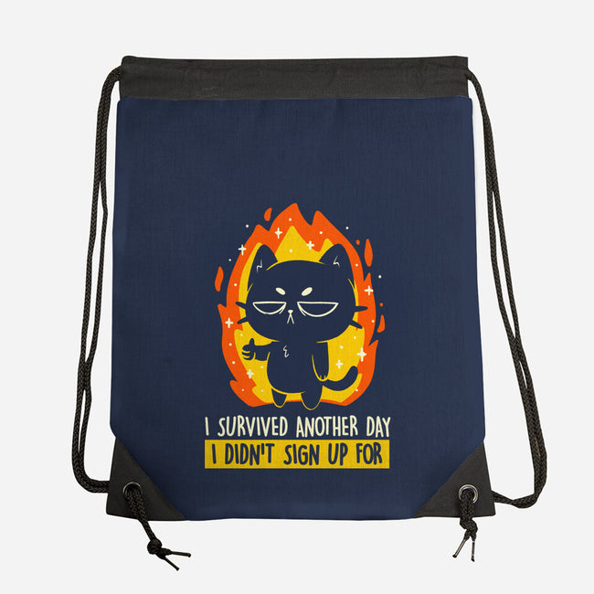 Survived Another Day-None-Drawstring-Bag-koalastudio