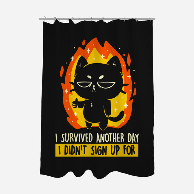 Survived Another Day-None-Polyester-Shower Curtain-koalastudio