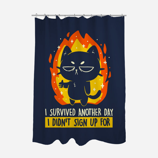 Survived Another Day-None-Polyester-Shower Curtain-koalastudio