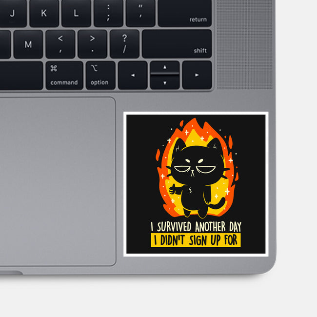 Survived Another Day-None-Glossy-Sticker-koalastudio