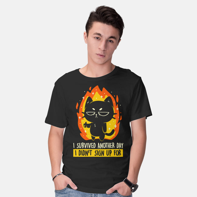 Survived Another Day-Mens-Basic-Tee-koalastudio