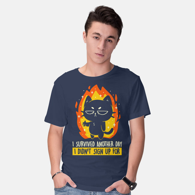 Survived Another Day-Mens-Basic-Tee-koalastudio