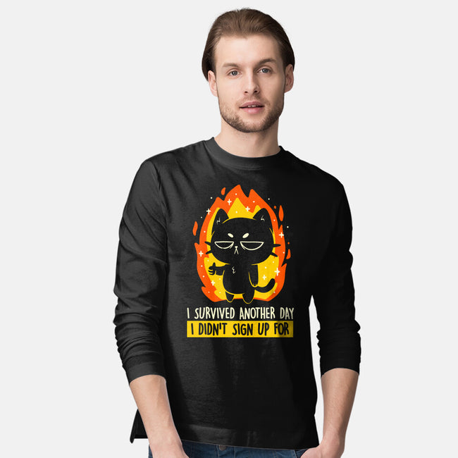 Survived Another Day-Mens-Long Sleeved-Tee-koalastudio