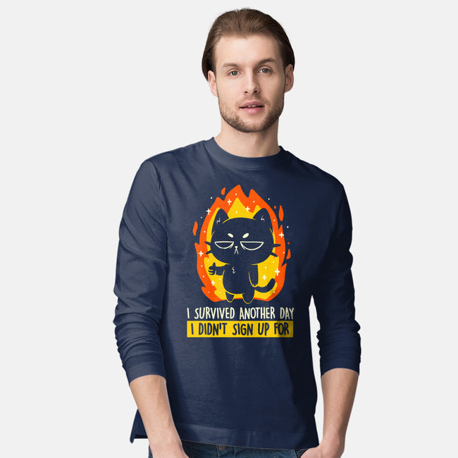 Survived Another Day-Mens-Long Sleeved-Tee-koalastudio
