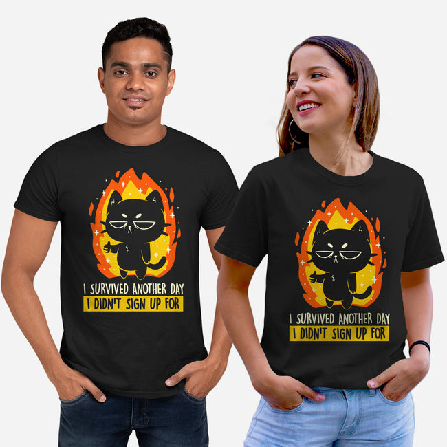 Survived Another Day-Unisex-Basic-Tee-koalastudio