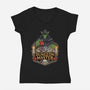 Dungeon Master Mind-Womens-V-Neck-Tee-hirolabs