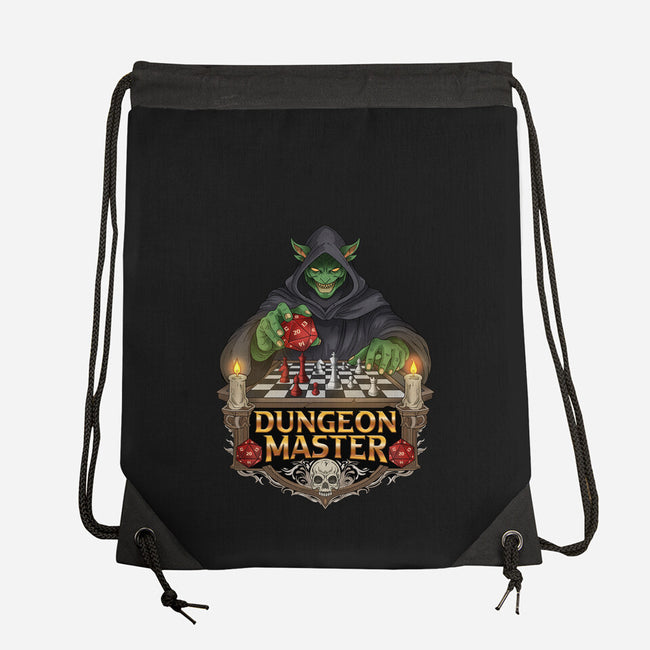 Dungeon Master Mind-None-Drawstring-Bag-hirolabs