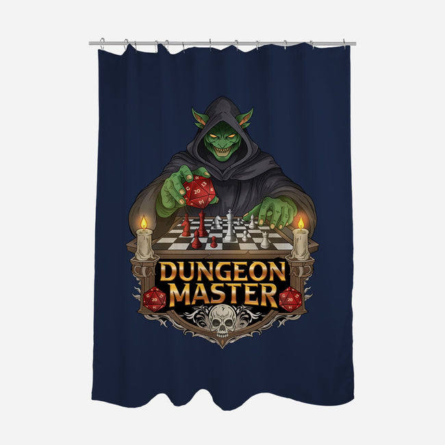 Dungeon Master Mind-None-Polyester-Shower Curtain-hirolabs
