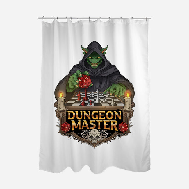 Dungeon Master Mind-None-Polyester-Shower Curtain-hirolabs