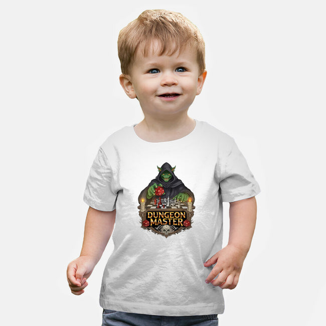 Dungeon Master Mind-Baby-Basic-Tee-hirolabs