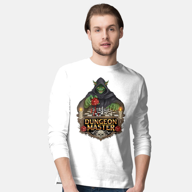 Dungeon Master Mind-Mens-Long Sleeved-Tee-hirolabs
