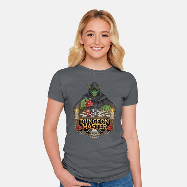 Dungeon Master Mind-Womens-Fitted-Tee-hirolabs